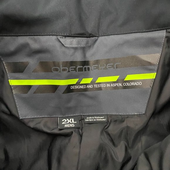 Obermeyer Force ski pants black size 2XL men's NEW - Picture 4 of 10